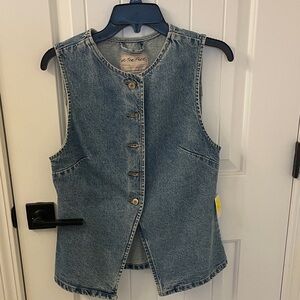 Denim Sleeveless Vest